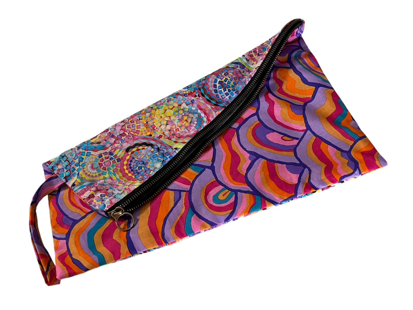 Kaleidoscope Dreams and Wavy Wonders Cotton Bag