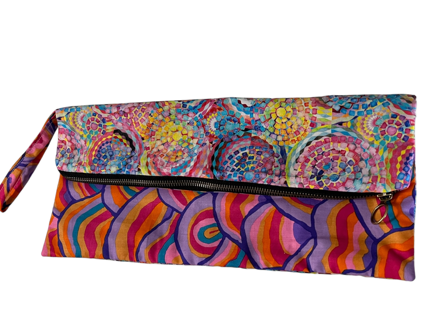 Kaleidoscope Dreams and Wavy Wonders Cotton Bag