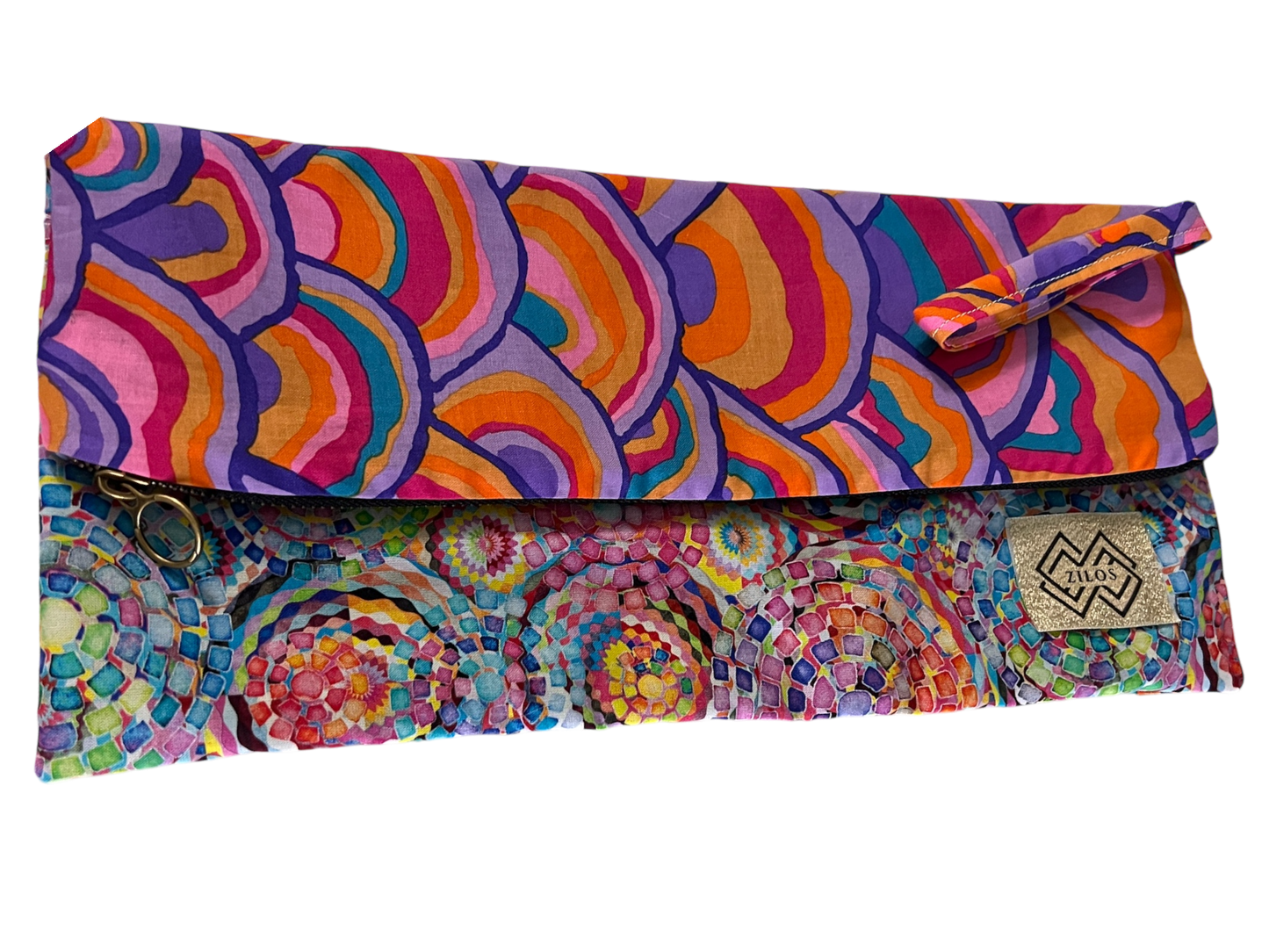 Kaleidoscope Dreams and Wavy Wonders Cotton Bag