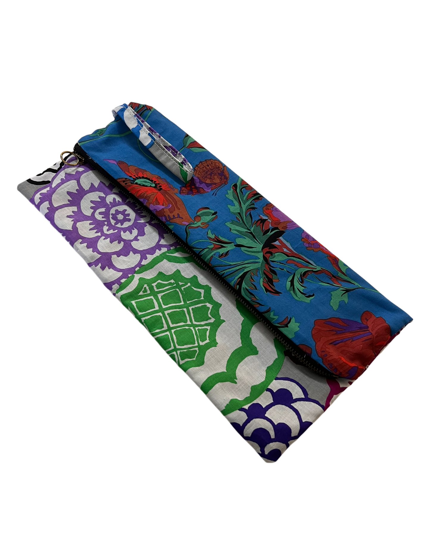 Boho Blossom Delight Cotton Purse