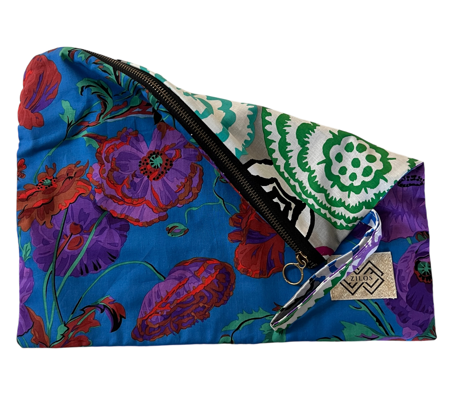 Boho Blossom Delight Cotton Purse