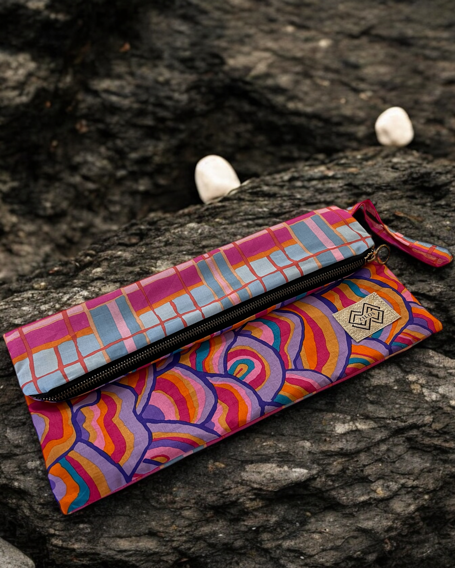 Floral Zipper Pouch: Boho Charm & Utility