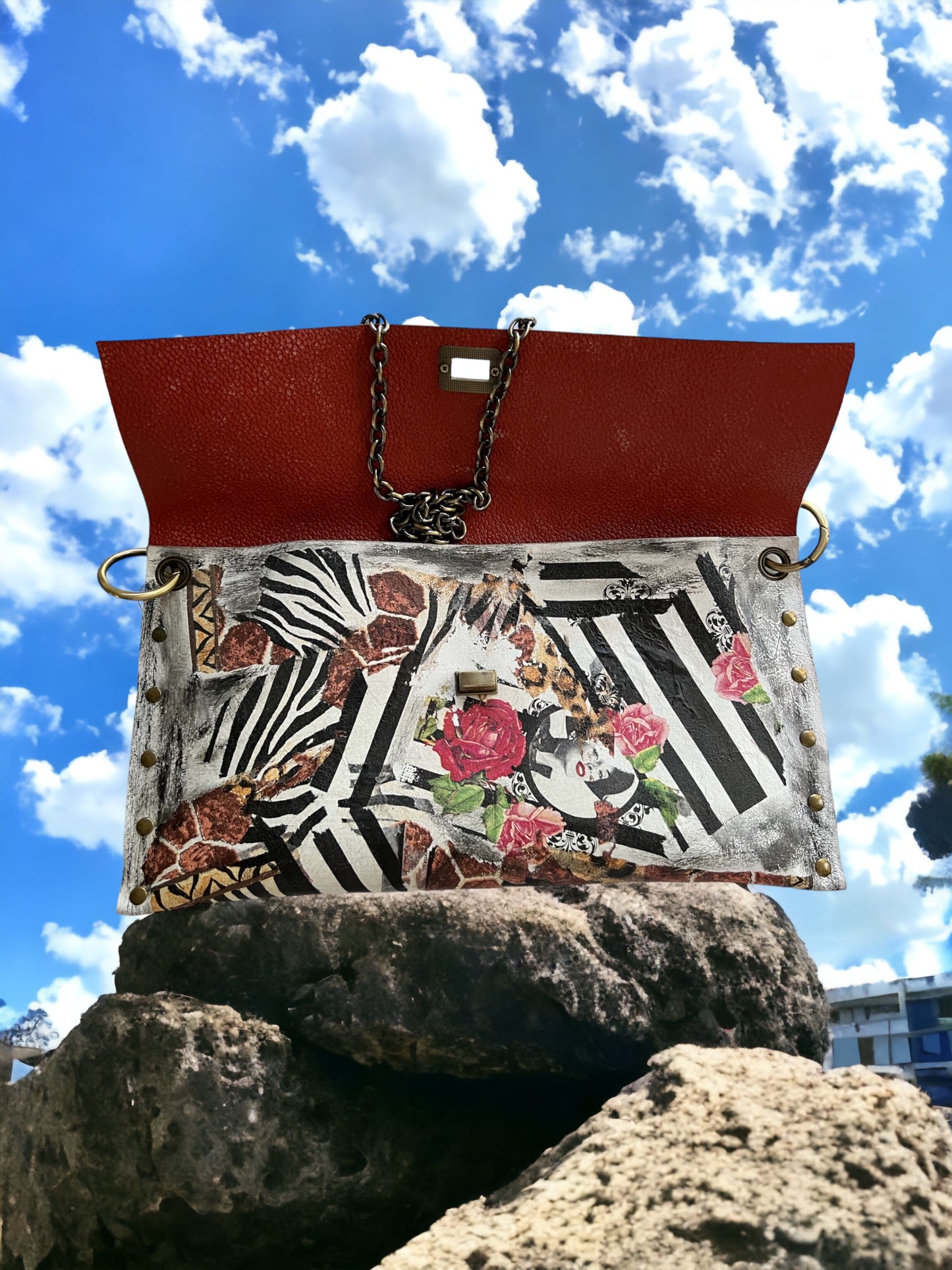 Animal Print Shoulder Bag