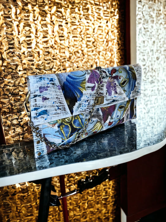 Blue Carnival Floral