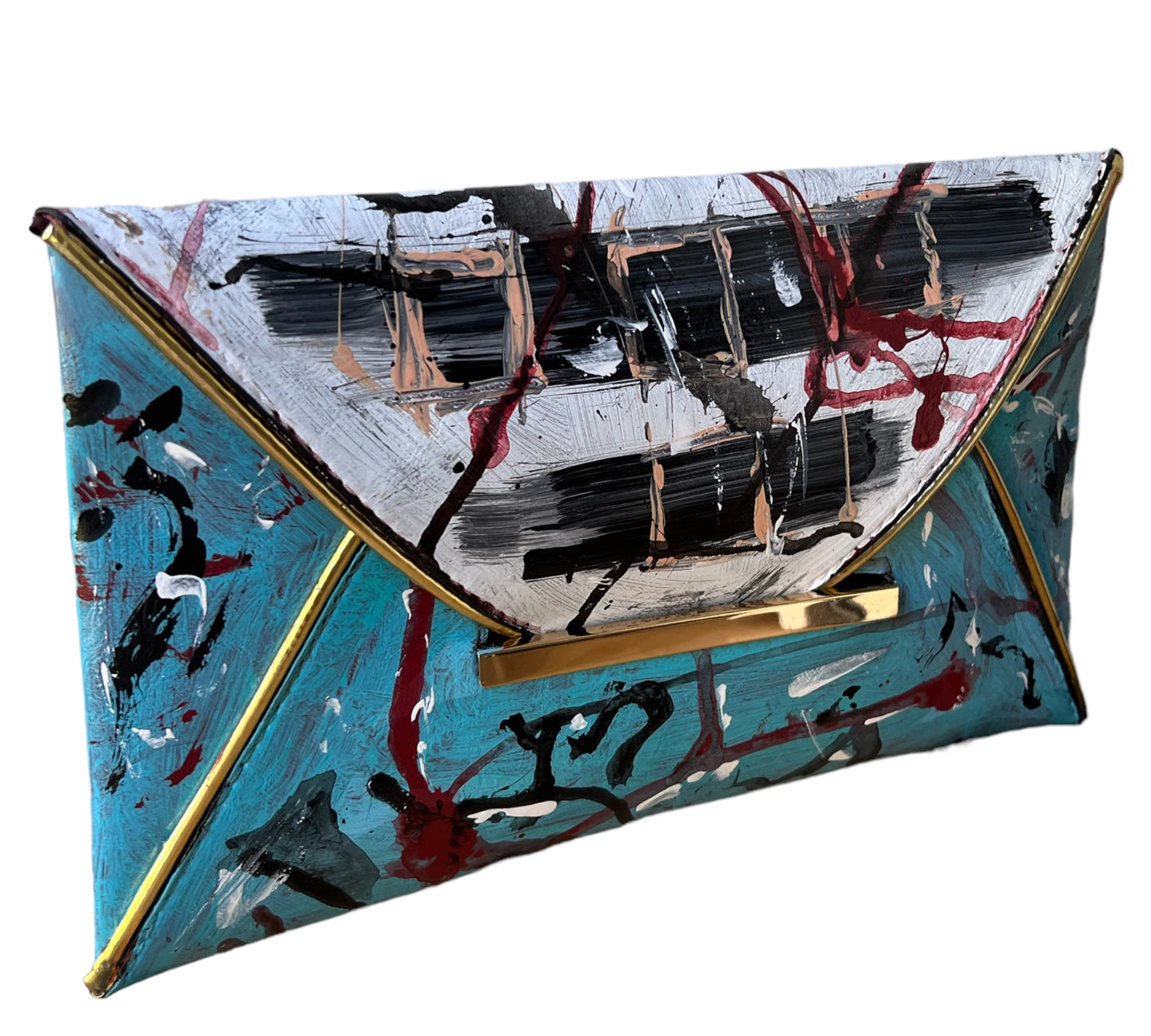 Envelope Purse Eco-friendly Abstract Design Bag