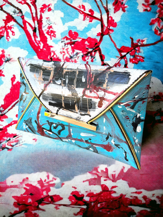 Envelope Purse Eco-friendly Abstract Design Bag
