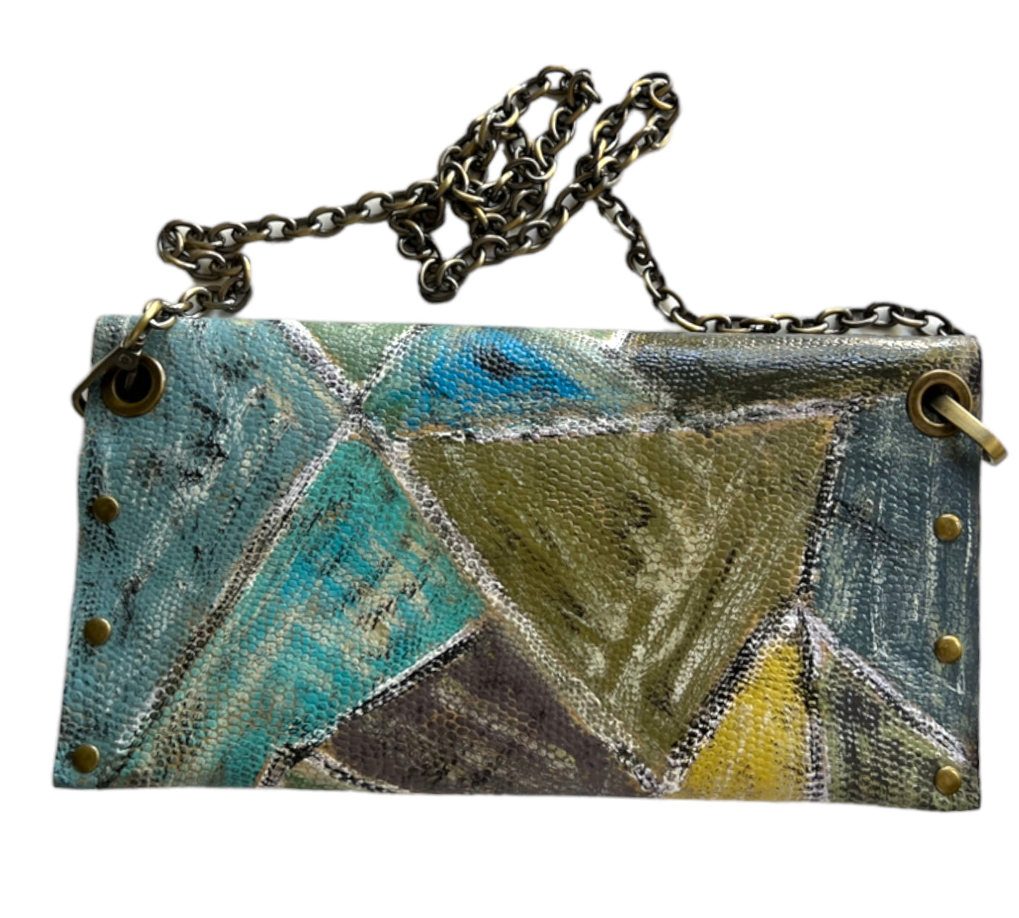 Aqua-Green Medium Crossbody