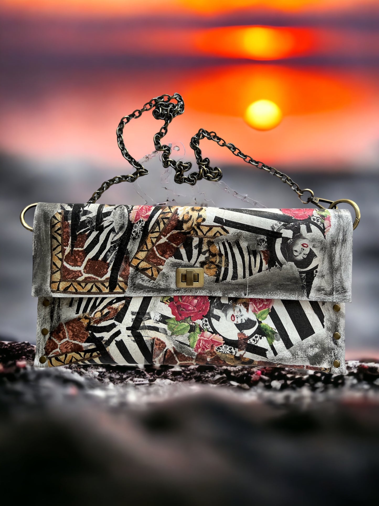 Animal Print Shoulder Bag