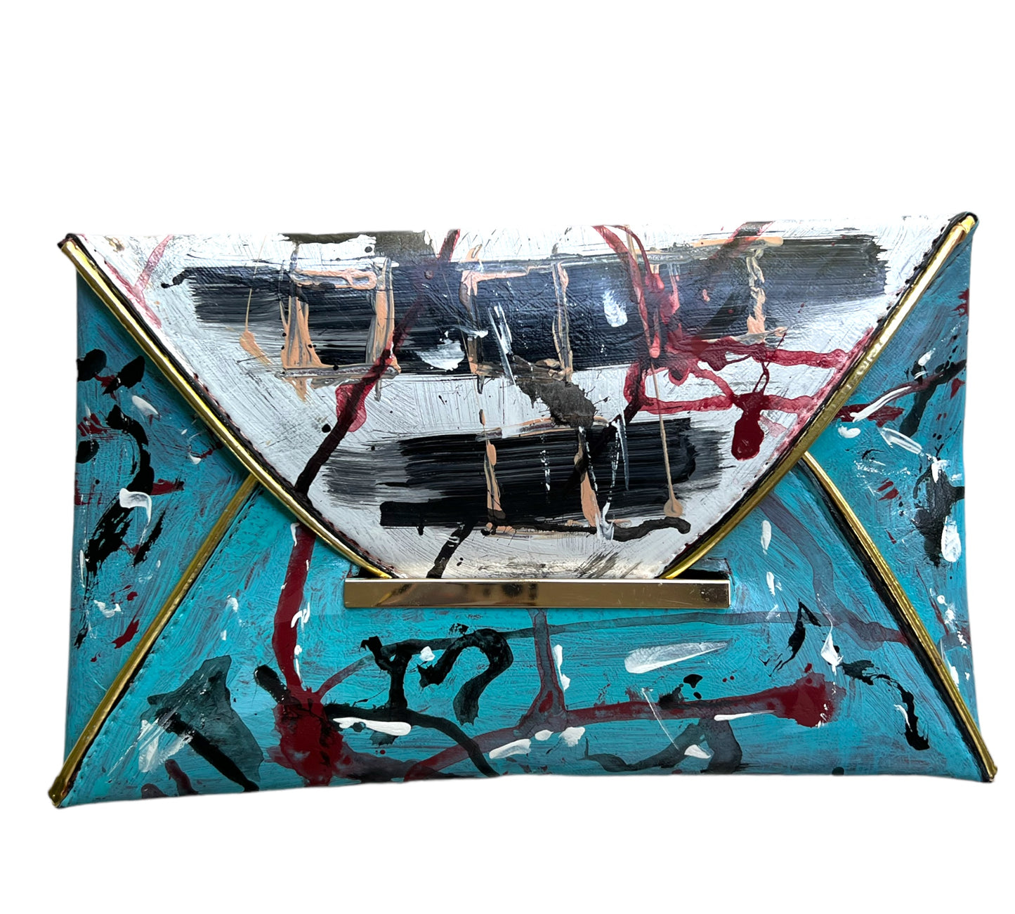 Envelope Purse Eco-friendly Abstract Design Bag