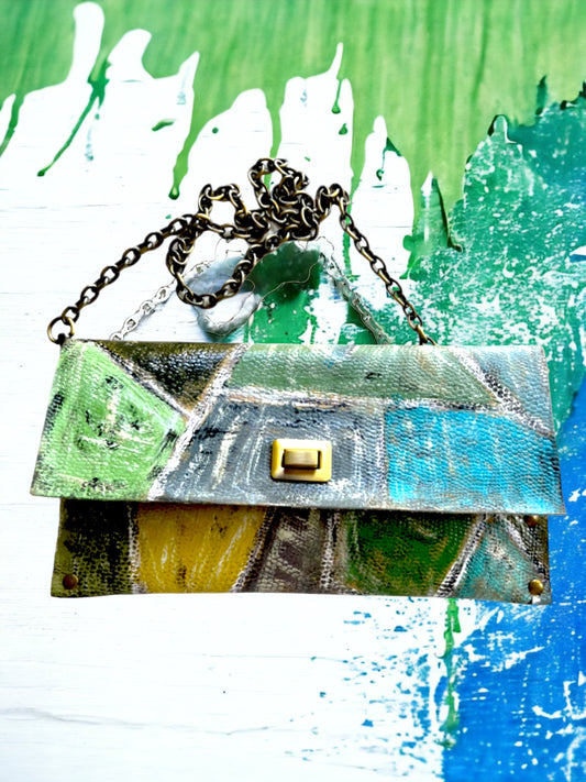 Aqua-Green Medium Crossbody