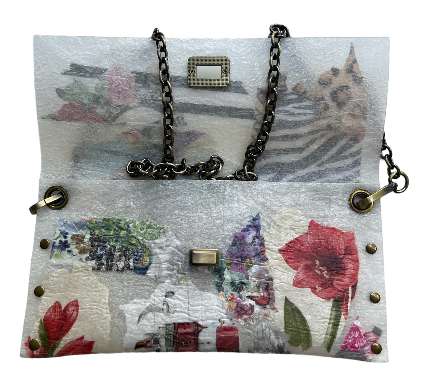 Eco-friendly Crossbody Animal Print Clutch Bag