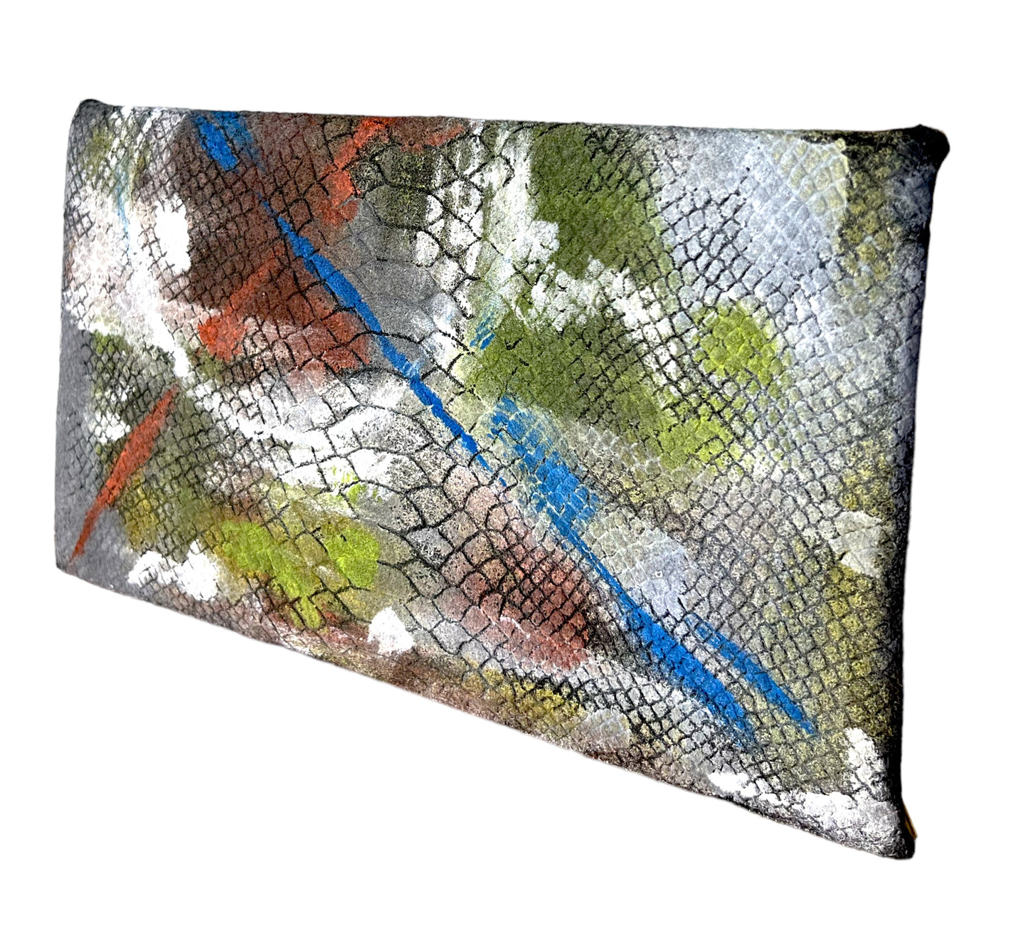 Hand-painted Felt Envelope Women's Clutch