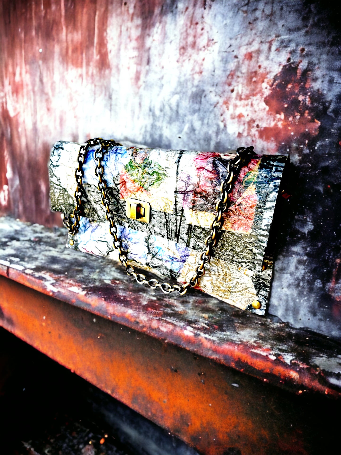 Crossbody Recycled Purse Eco-friendly Cruelty-free