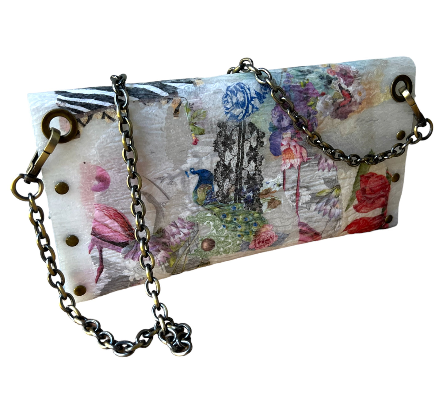 Eco-friendly Crossbody Animal Print Clutch Bag