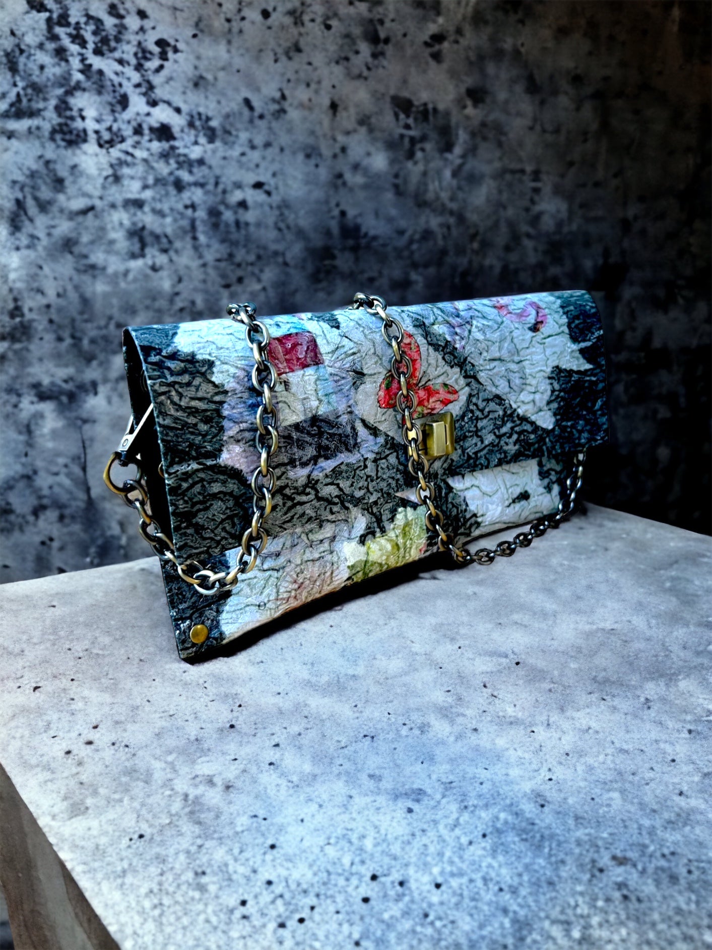Black Recycled Handbag Eco-friendly Upcycled and Ethically Crafted