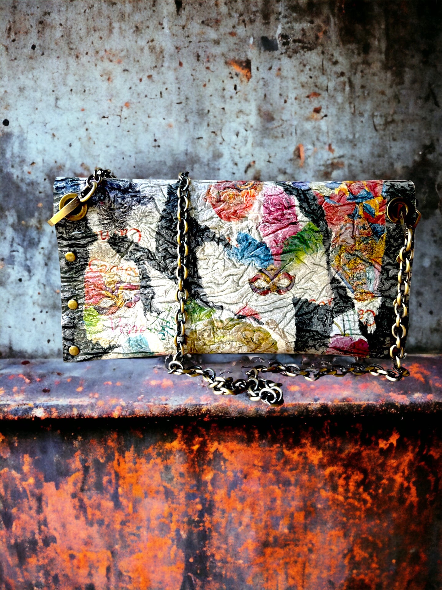 Crossbody Recycled Purse Eco-friendly Cruelty-free