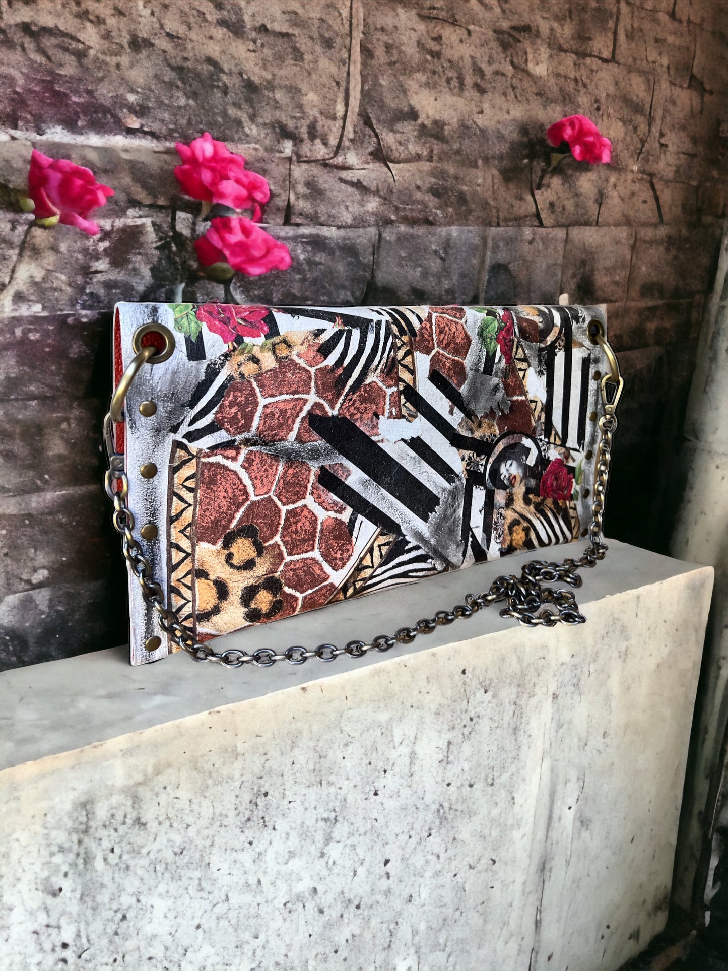 Animal Print Shoulder Bag