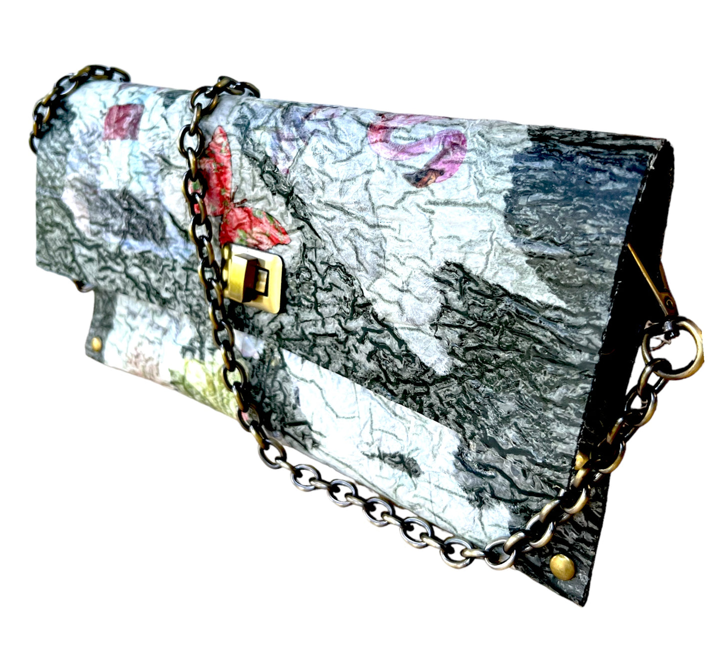 Black Recycled Handbag Eco-friendly Upcycled and Ethically Crafted