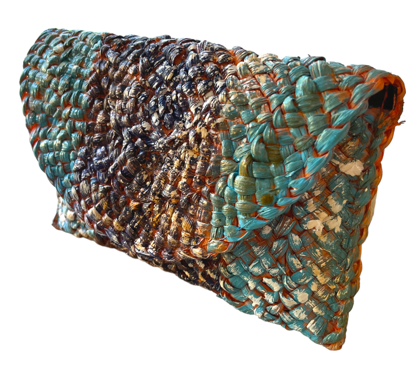 Sunset Straw Envelope Clutch