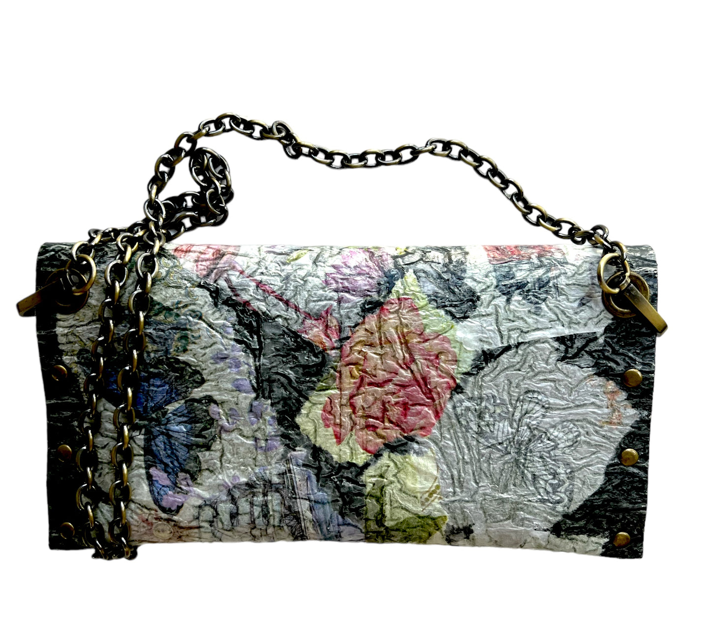 Black Recycled Handbag Eco-friendly Upcycled and Ethically Crafted