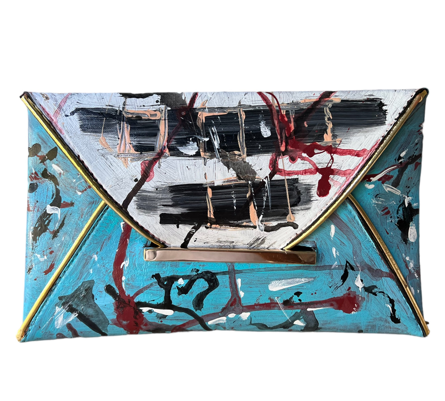 Envelope Purse Eco-friendly Abstract Design Bag