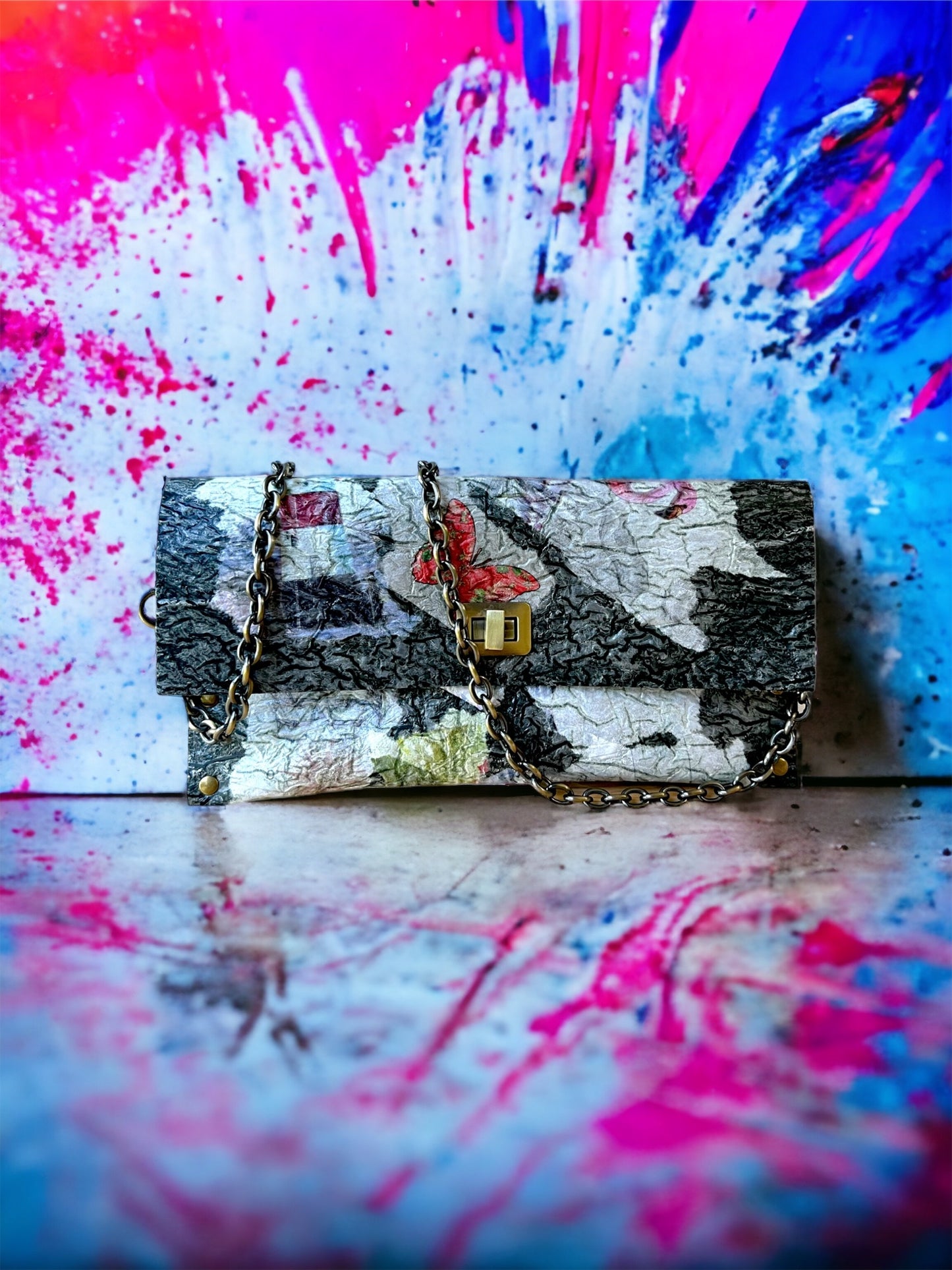 Black Recycled Handbag Eco-friendly Upcycled and Ethically Crafted