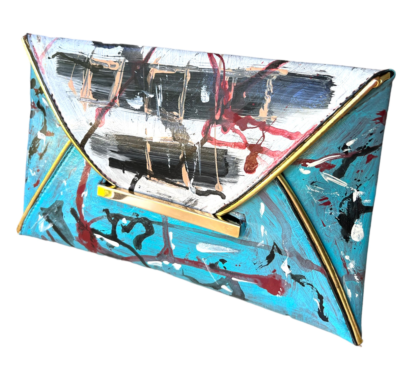 Envelope Purse Eco-friendly Abstract Design Bag