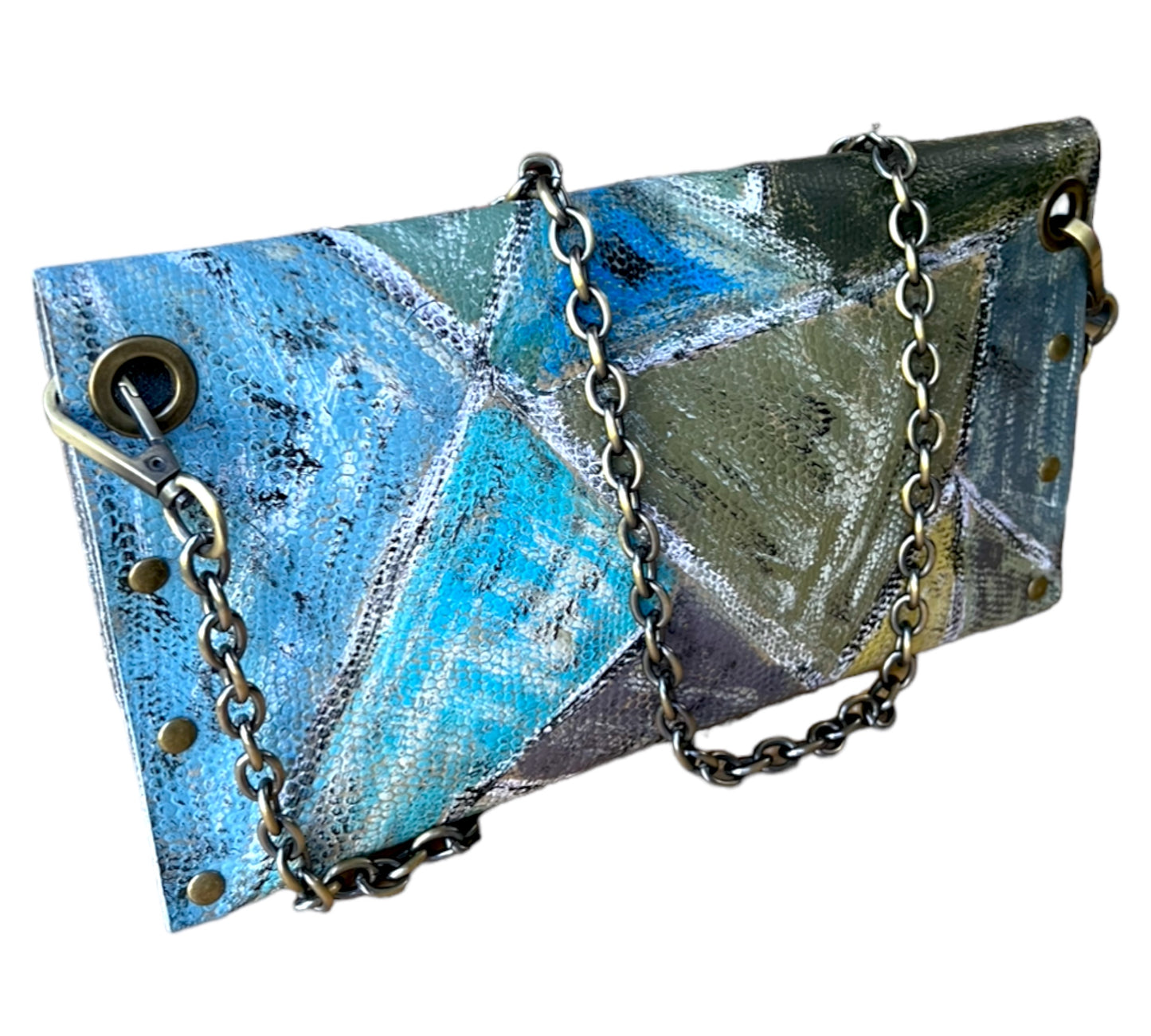 Aqua-Green Medium Crossbody