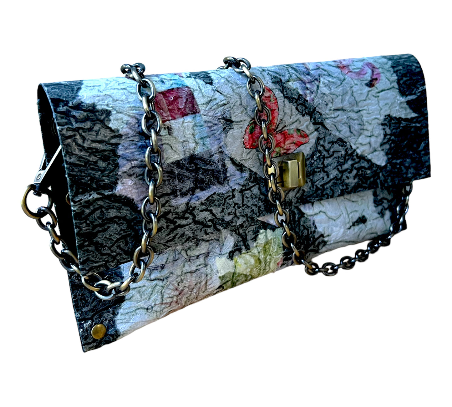 Black Recycled Handbag Eco-friendly Upcycled and Ethically Crafted