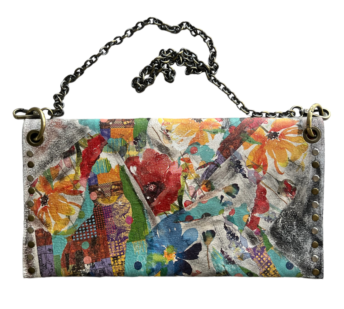 Floral Paradise Large Clutch Handbag