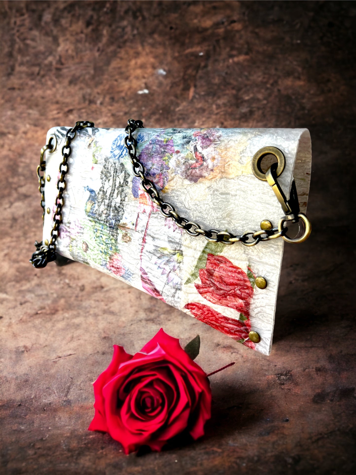 Eco-friendly Crossbody Animal Print Clutch Bag