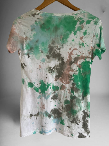 Women’s Abstract Art V-Neck T-Shirt *