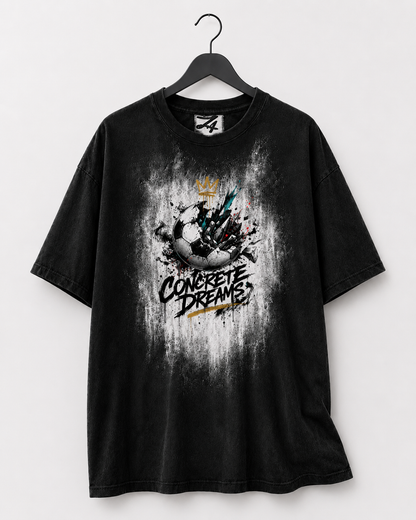 Black Soccer Graphic T-Shirt for Men | Streetwear Tee
