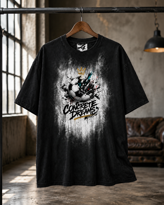 Black Soccer Graphic T-Shirt for Men | Streetwear Tee