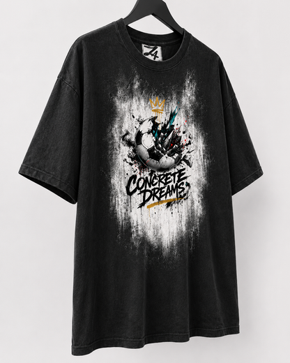 Black Soccer Graphic T-Shirt for Men | Streetwear Tee