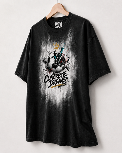 Black Soccer Graphic T-Shirt for Men | Streetwear Tee