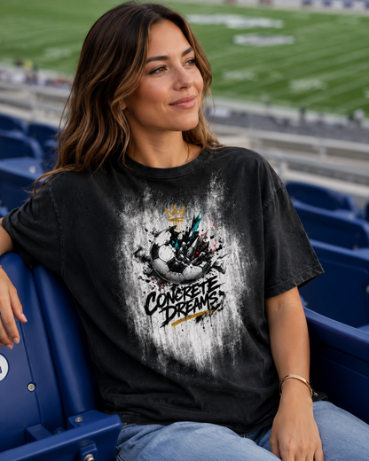 Black Soccer Graphic T-Shirt for Men | Streetwear Tee