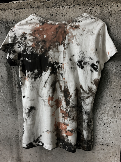Women’s Abstract Graphic Scoop Neck T-Shirt *