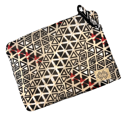 Two-Sided Geometric Clutch - Earth Tones