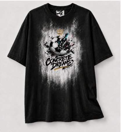 Black Soccer Graphic T-Shirt for Men | Streetwear Tee