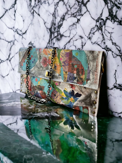 Floral Paradise Large Clutch Handbag