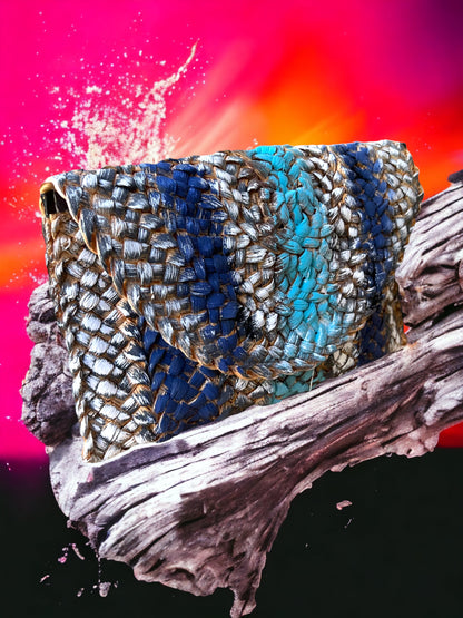 Straw Woven Clutch Purse