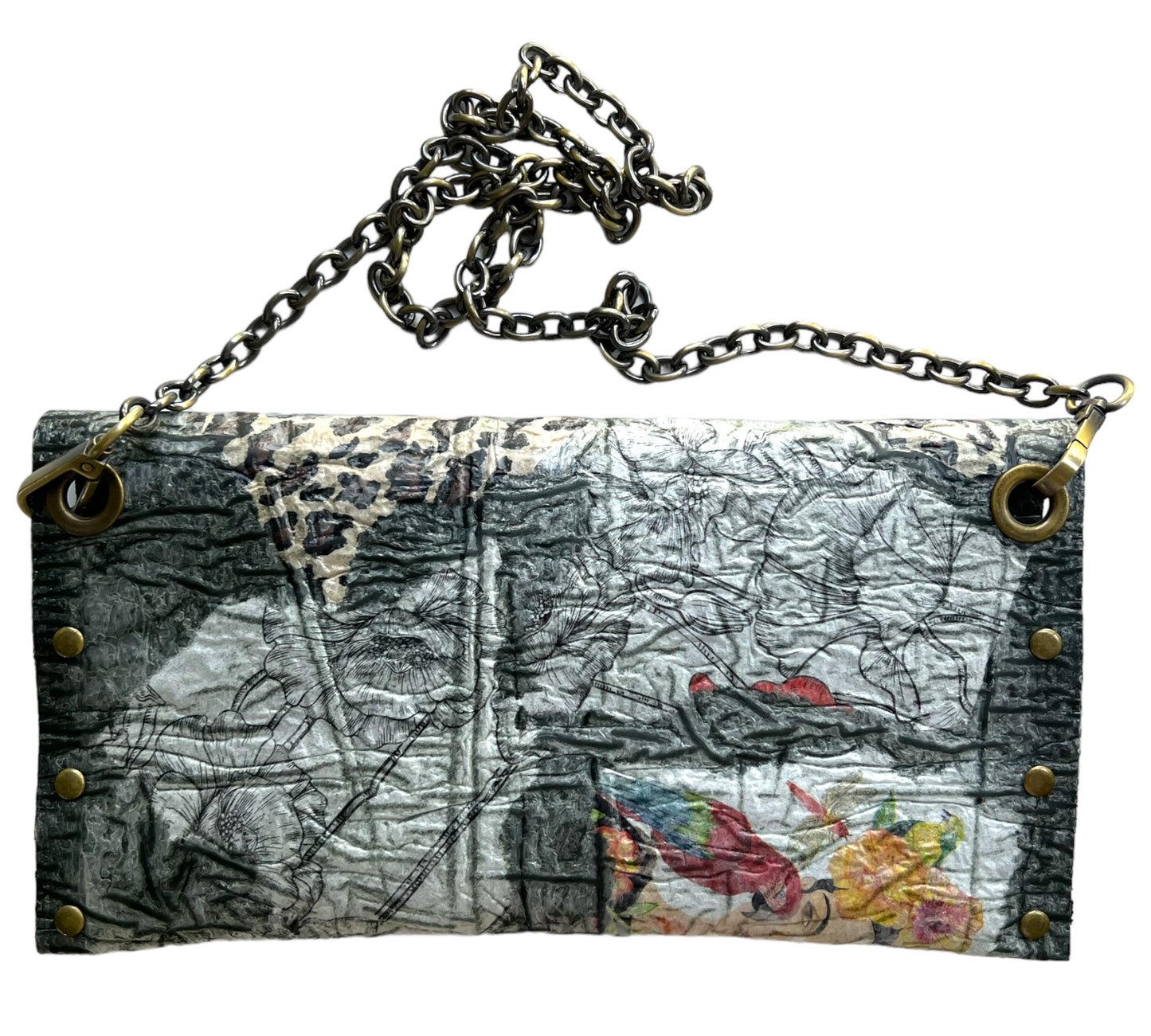 Recycled Animal Print Handbag