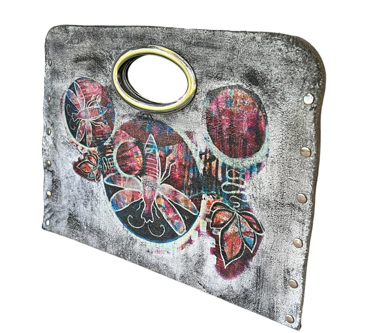 Insect Abstract Painted Women's Handbag