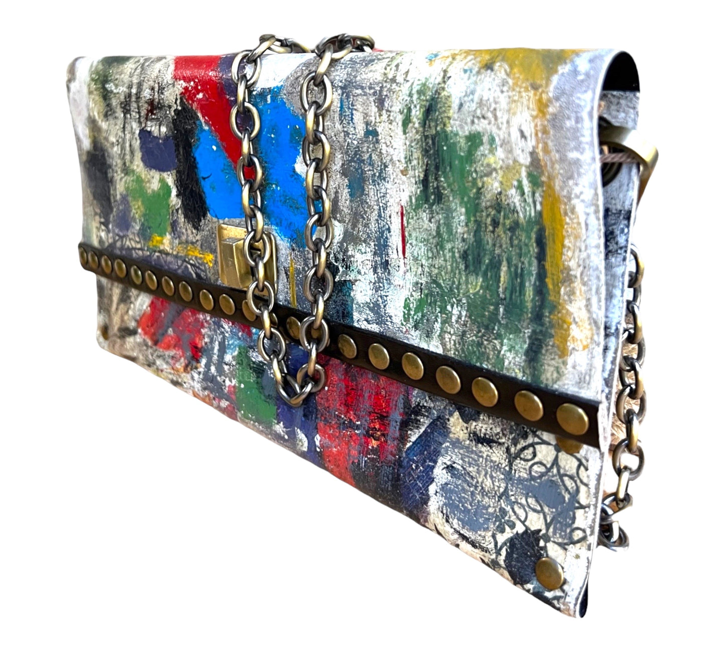 Leather Colorful Crossbody