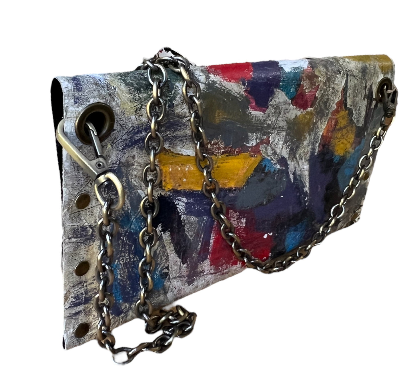 Leather Colorful Crossbody