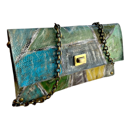 Aqua-Green Medium Crossbody