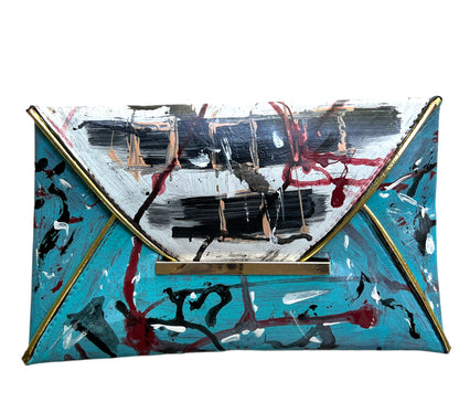 Envelope Purse Eco-friendly Abstract Design Bag