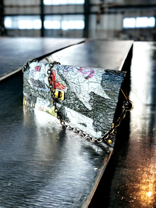 Black Recycled Handbag Eco-friendly Upcycled and Ethically Crafted