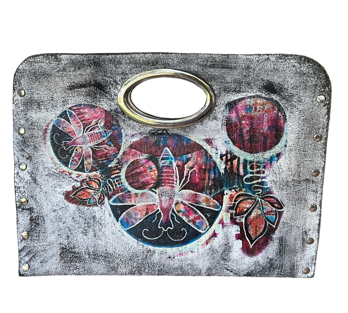 Insect Abstract Painted Women's Handbag